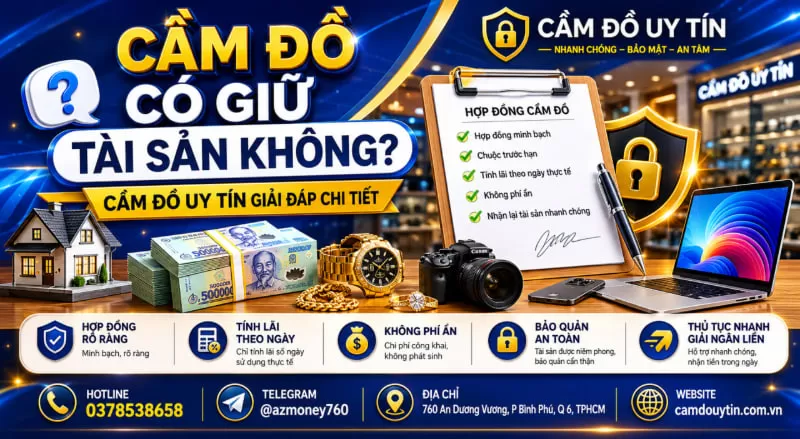 cầm đồ có giữ tài sản không?