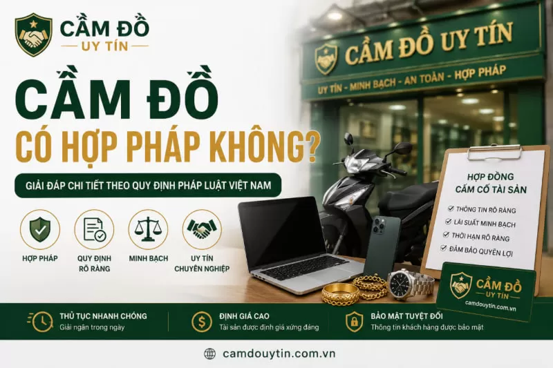 cầm đồ có hợp pháp không?