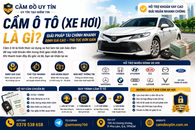 cầm ô tô là gì?