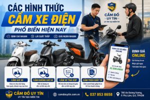 các hình thức cầm xe điện