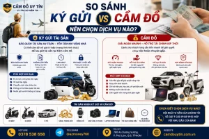 so sánh dịch vụ ký gửi và cầm đồ