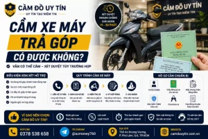 cầm xe máy trả góp được không?