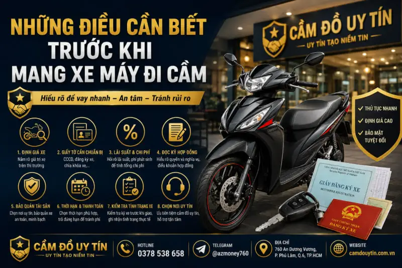 những điều cần biết trước khi cầm xe máy