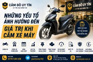 những yếu tố hưởng giá trị xe khi đi cầm